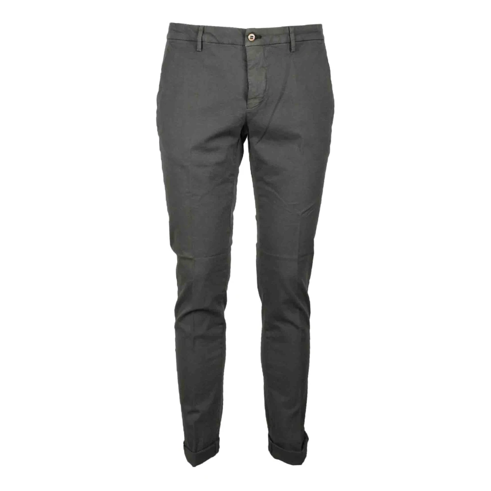 Mason's Stijlvolle militairgroene broek voor heren Green Heren