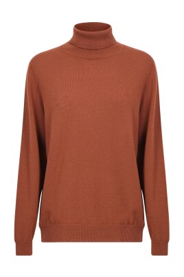brown-knitwear-high-neck-jumper