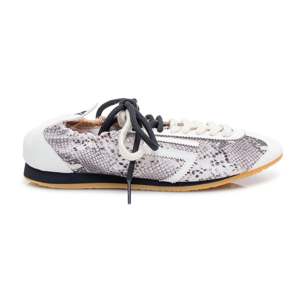Puraai Lion Double Lace Low-Top Sneakers Dames Schoenen Grijs