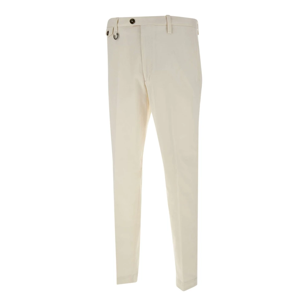 Paolo Pecora Melkwitte Chino Broek White Heren