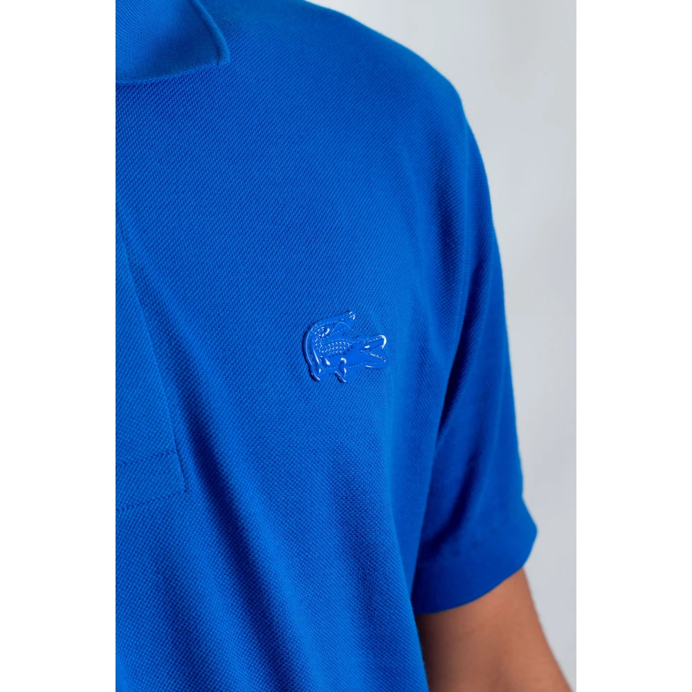 Lacoste Croc Polo Shirt in HJM Blue Heren