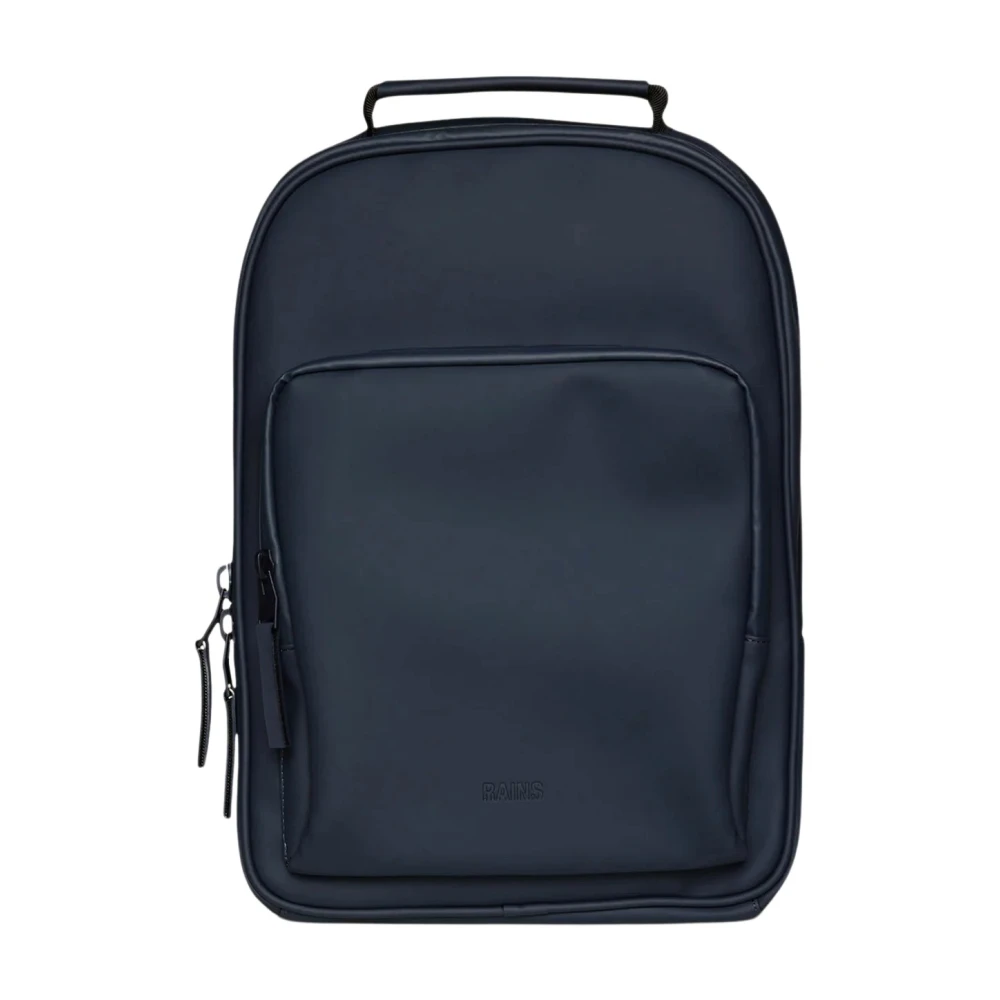 Rains Unisex Blue Backpacks, One Size, Waterproof Book Daypack