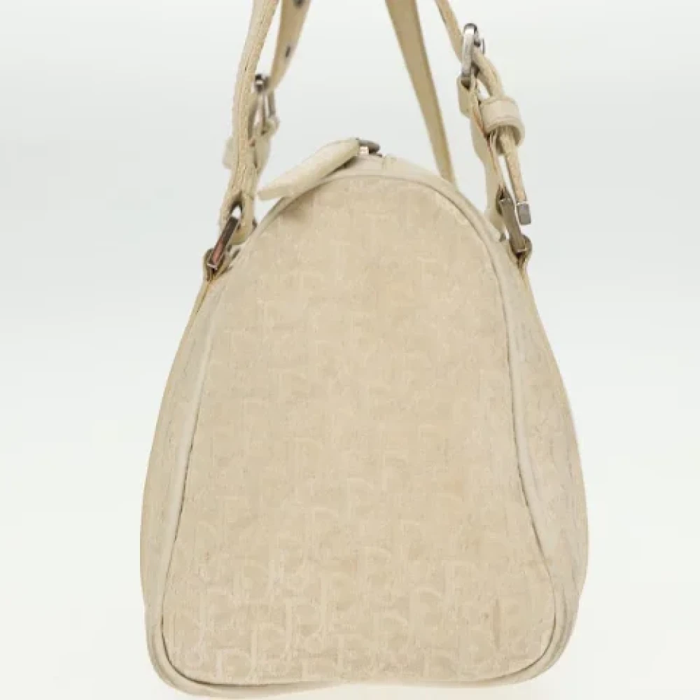 Dior Vintage Pre-owned Canvas dior-bags Beige Dames