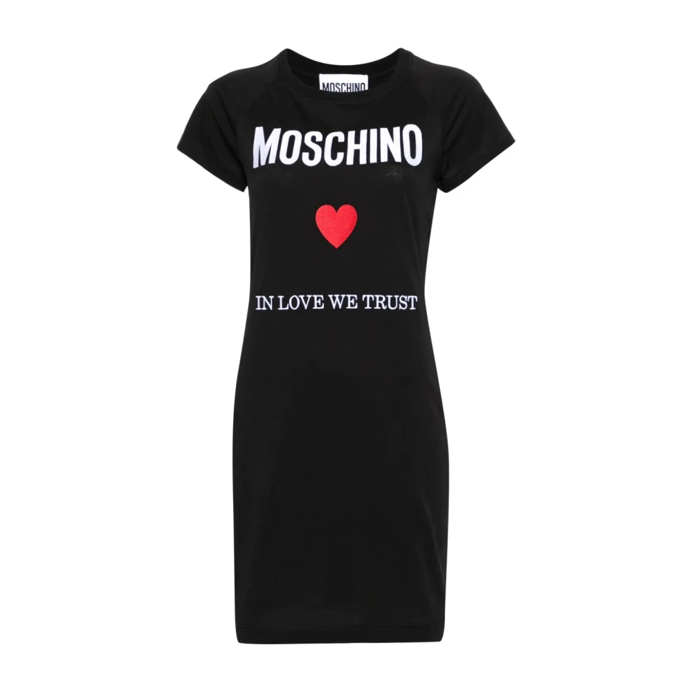 Moschino Summer Dresses Black Dames