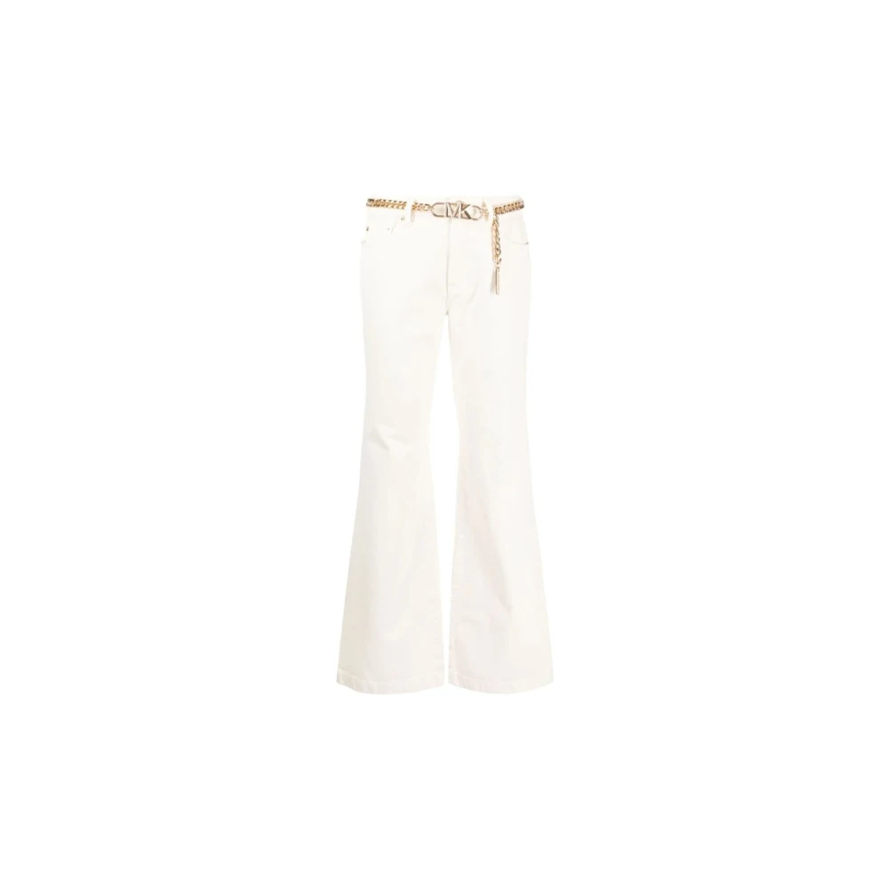 Michael Kors Stijlvolle Denim Jeans voor Vrouwen White Dames