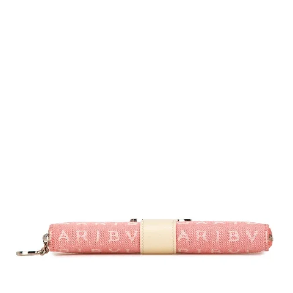 Bvlgari Vintage Pre-owned Canvas wallets Pink Dames