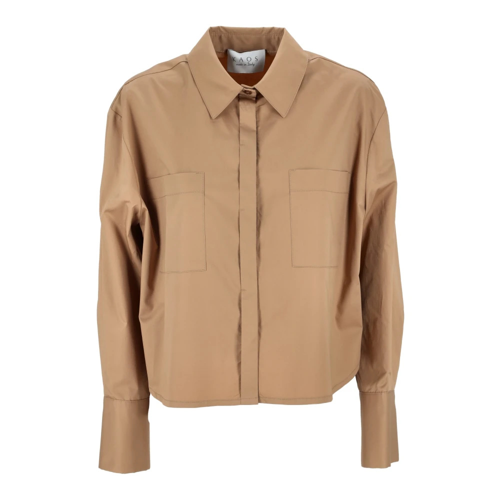 Kaos Donna Beige Camicette M, New,