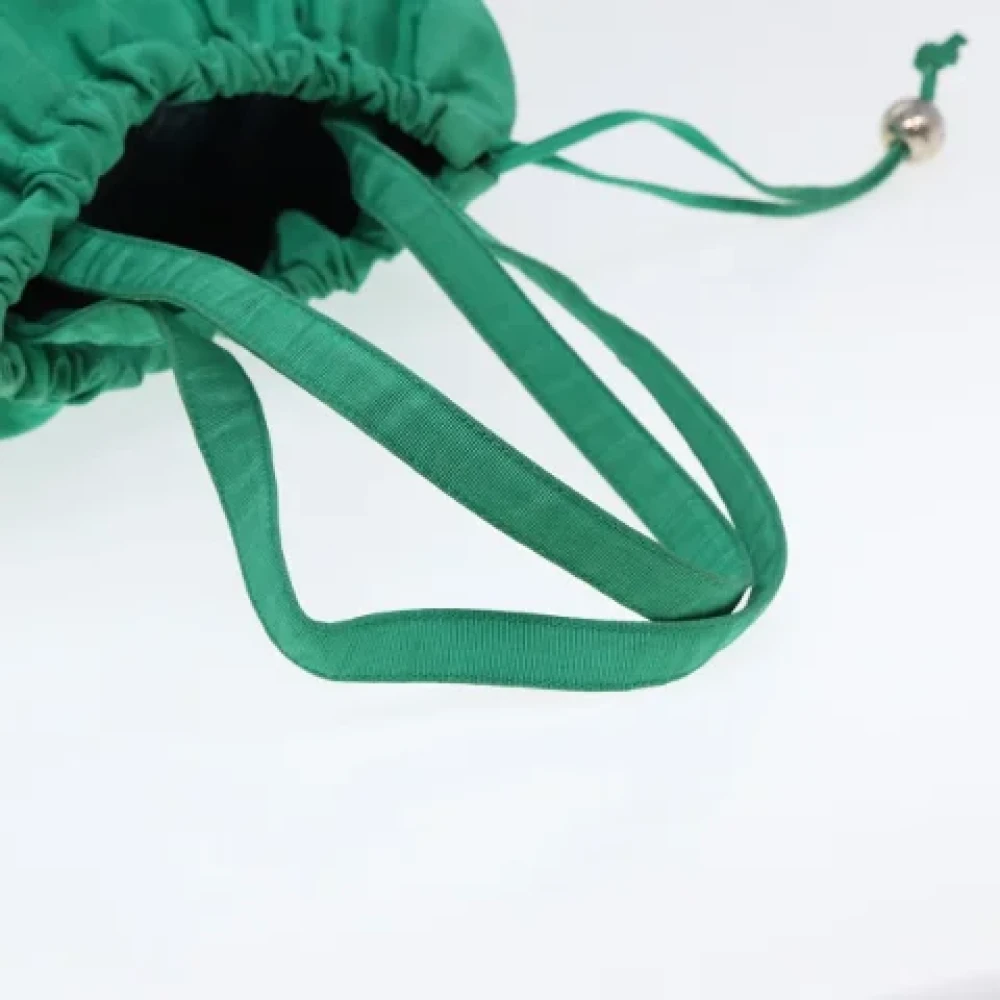 Fendi Vintage Pre-owned Nylon fendi-bags Green Dames