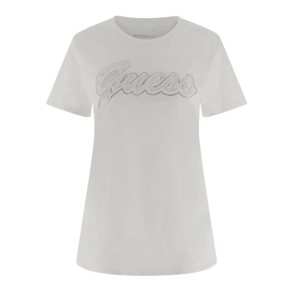 Guess - Tops > T-Shirts - White - Guess - Modalova