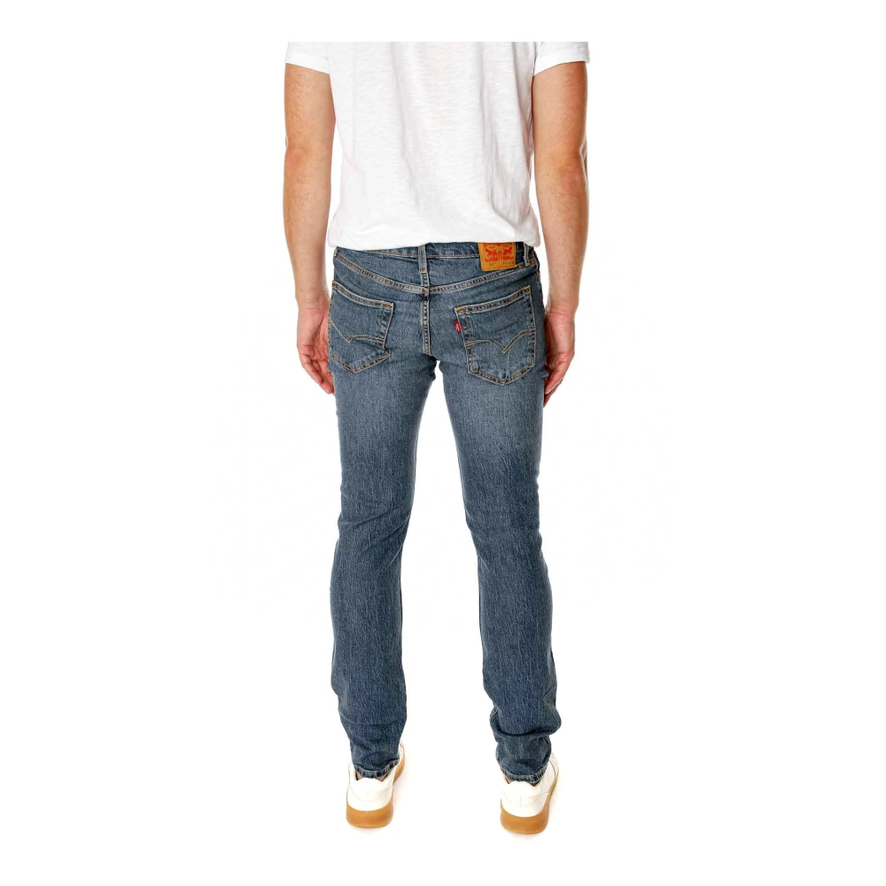 Levi's Slim Fit Jeans met Comfort Stretch Blue Heren