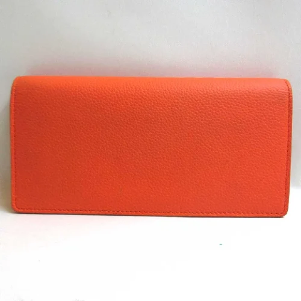 Louis Vuitton Vintage Pre-owned Canvas wallets Orange Heren