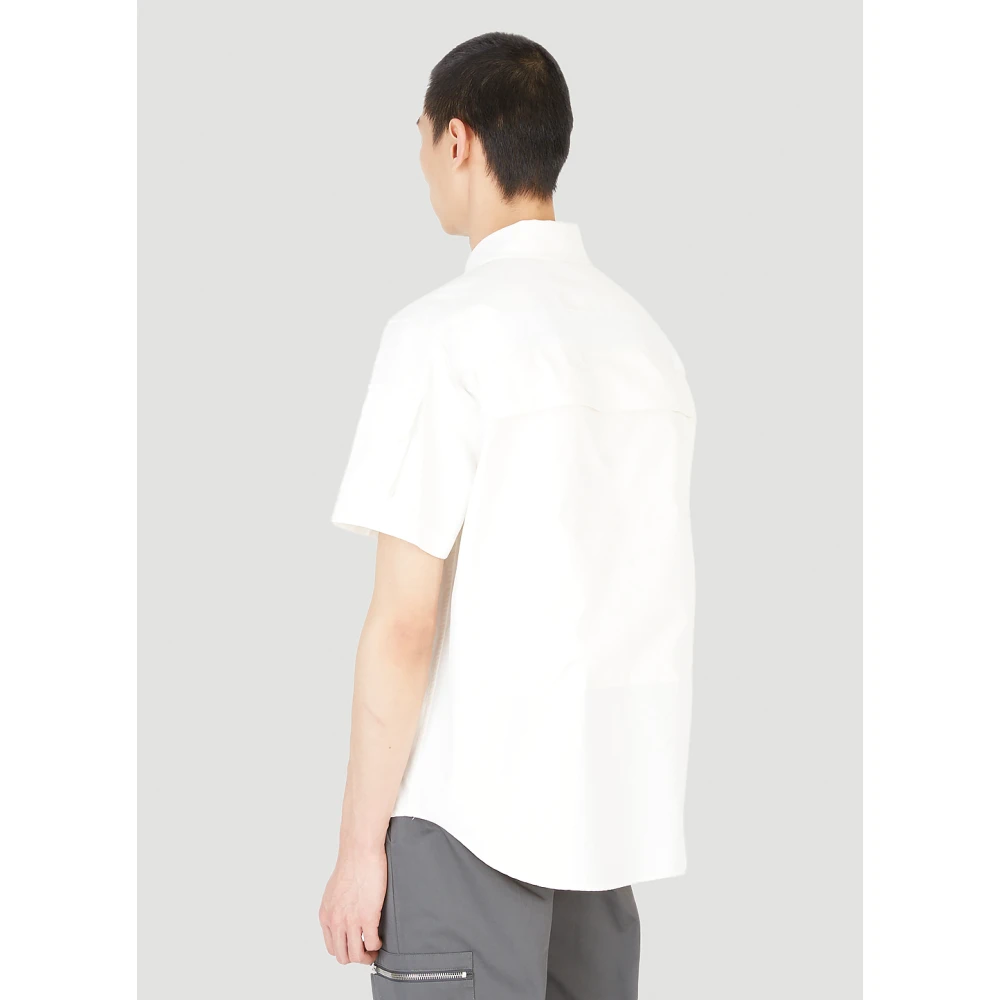 Helmut Lang Klassieke Katoenen Poplin Utility Shirt White Heren