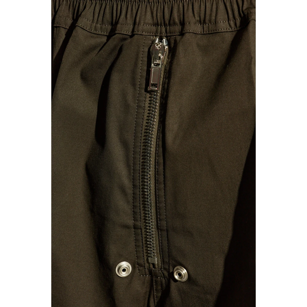 Rick Owens Cargobelas Heavy Cotton Poplin Broek Brown Heren