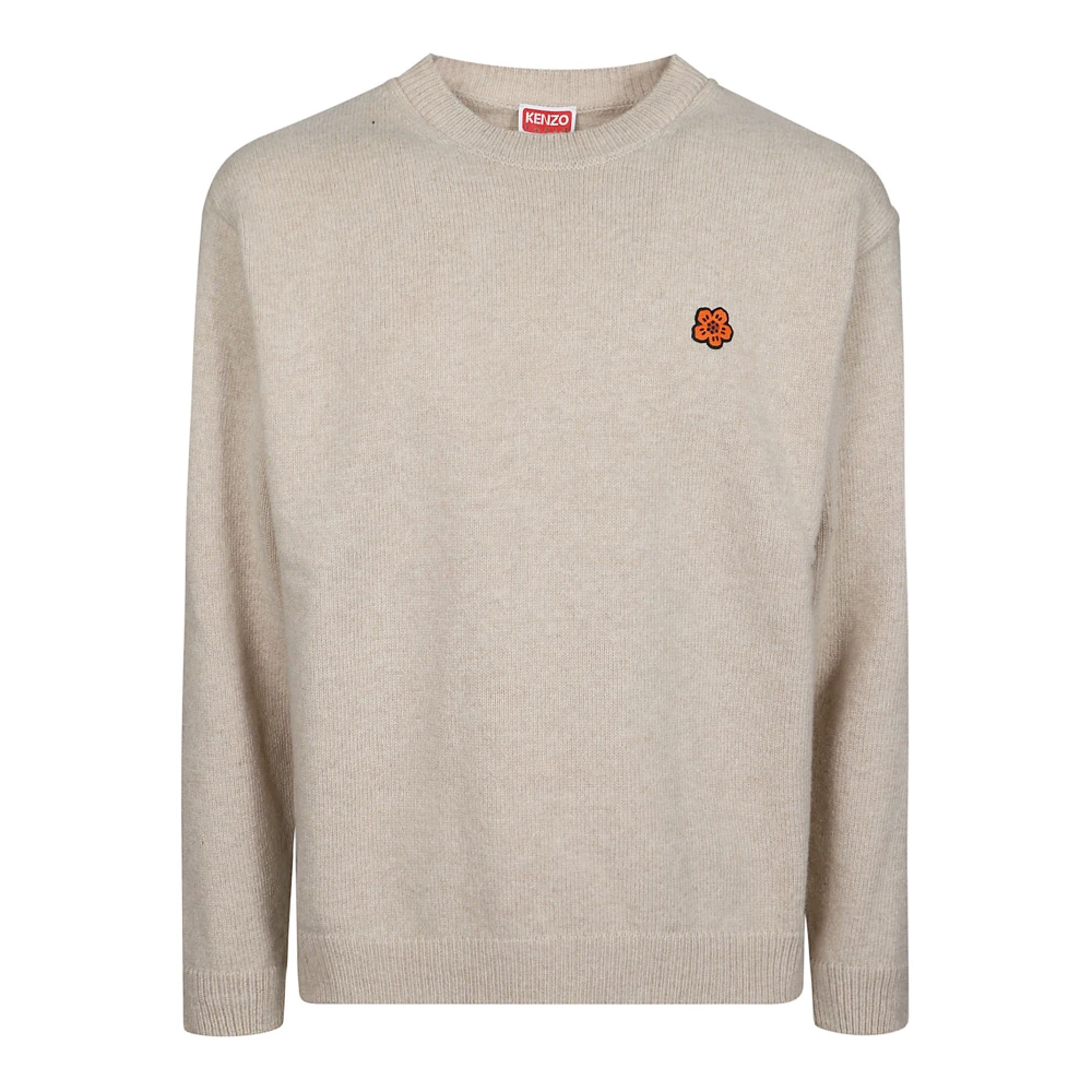 Kenzo Bloemen Trui Beige Heren