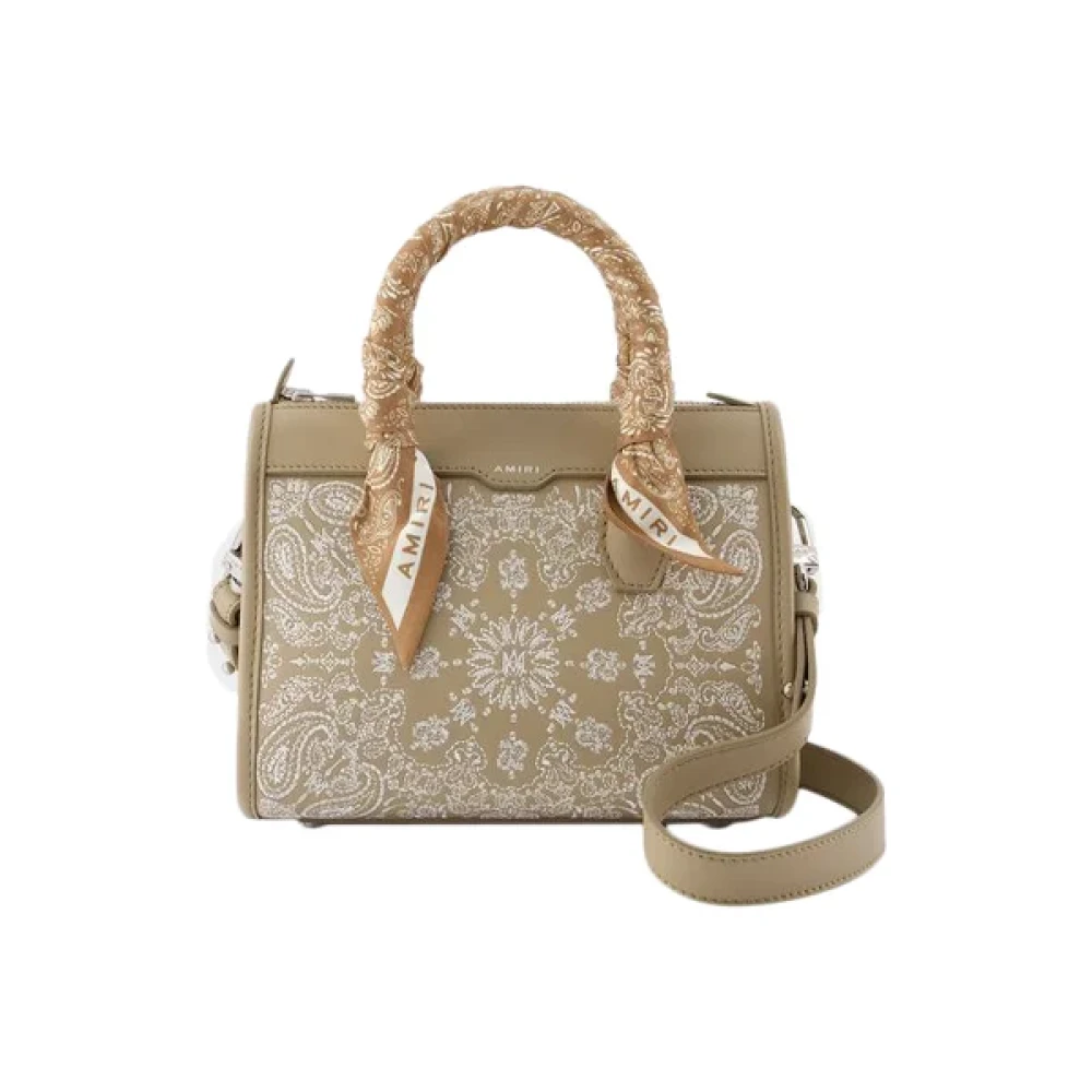Amiri Leather handbags Beige Dames