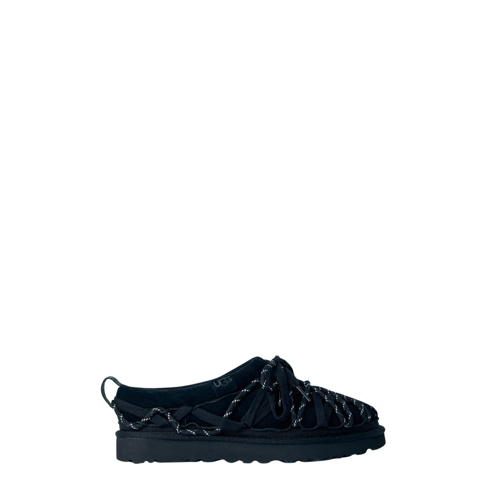 Ugg Women's Black Flat Shoes, 8 Uk, Tasman Lace Slip Ons