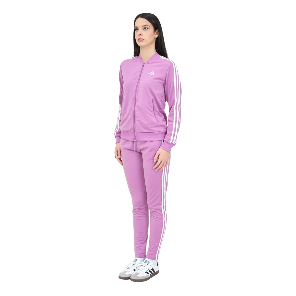 Adidas Essentials 3-Stripes Paarse Sportjurk Pink Dames