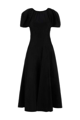 black-viscose-blend-dress