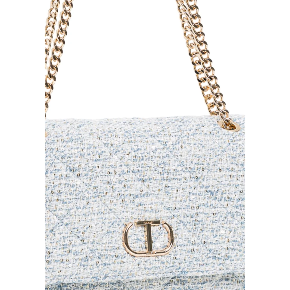 Twinset Lichtblauwe Schoudertas Blue Dames