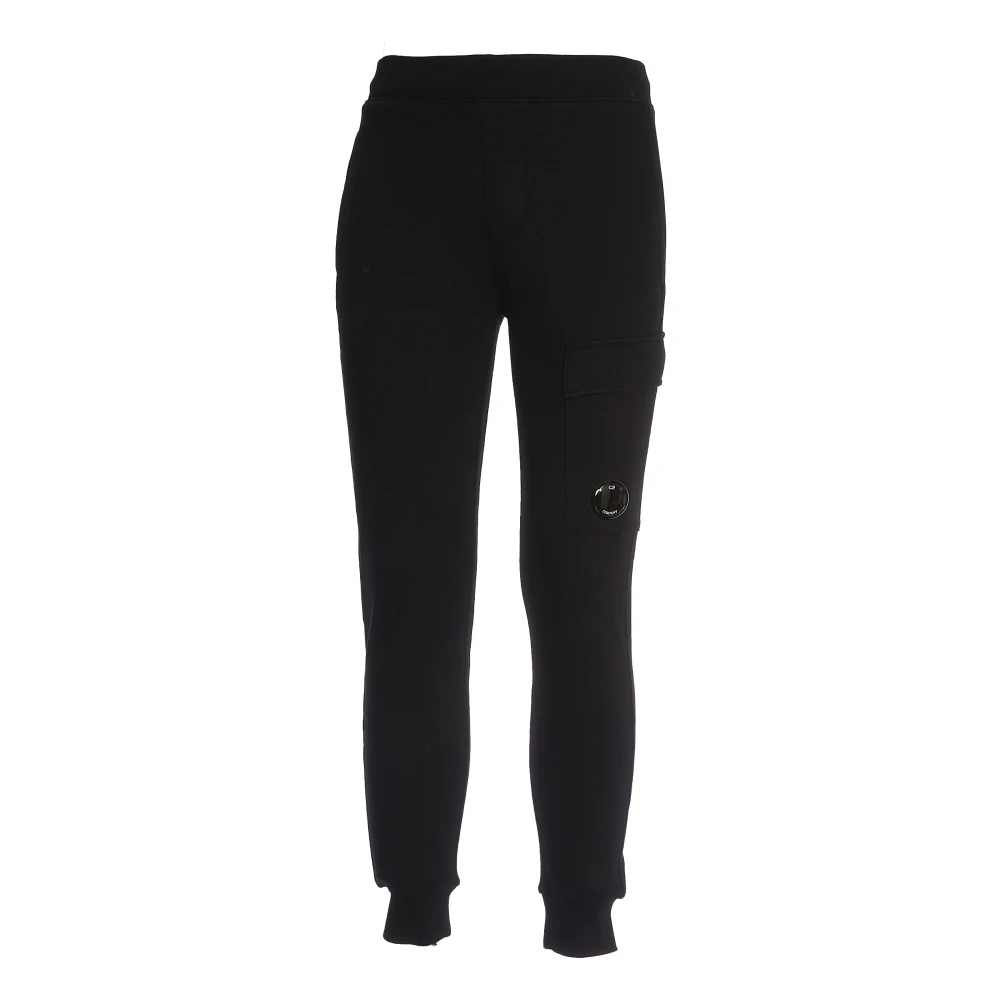 C.P. Company Zwarte Cargo Sweatpants Aw24 Black Heren