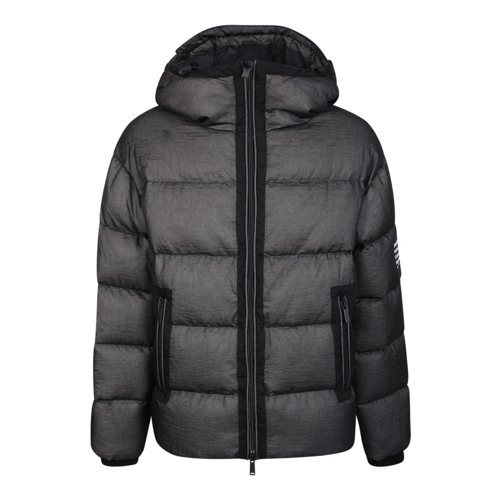 Dsquared2 Men's Black Down Jacket With Hood - Winter Jackets - L - Jackets