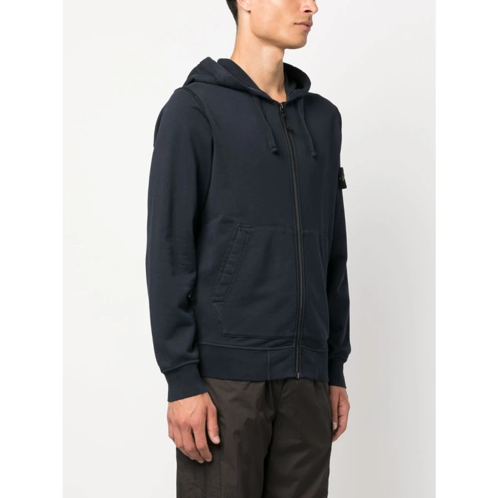 Stone Island Blauwe Trui voor Mannen Blue Heren