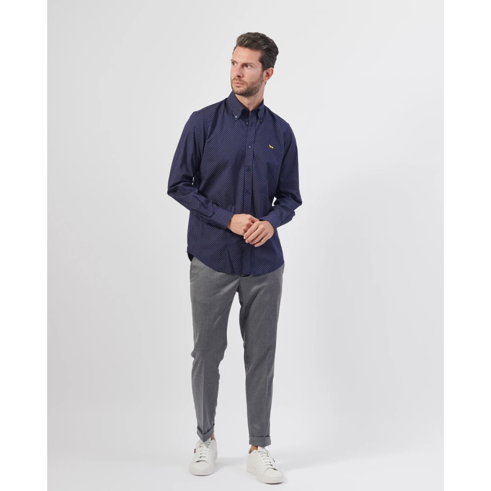 Harmont & Blaine Overhemden Blauw Blue Heren