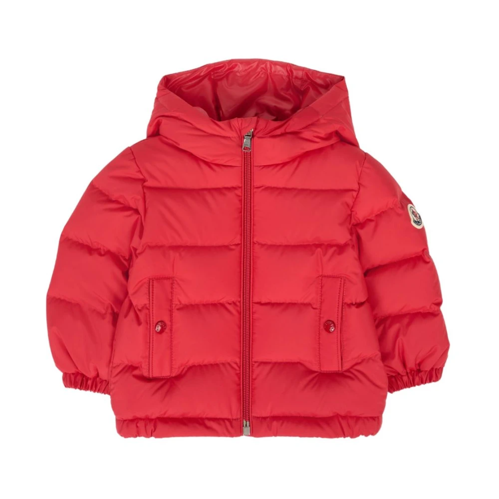 Moncler , Winter Jackets, Male, Red, 9 M, Taidu Down Jacket
