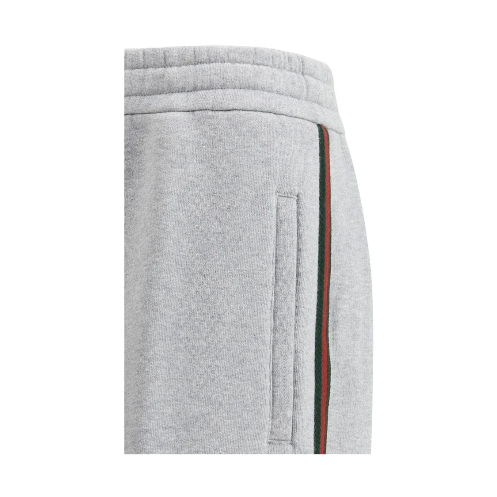Gucci Kleurrijke joggingbroek met zijstreep Gray Heren