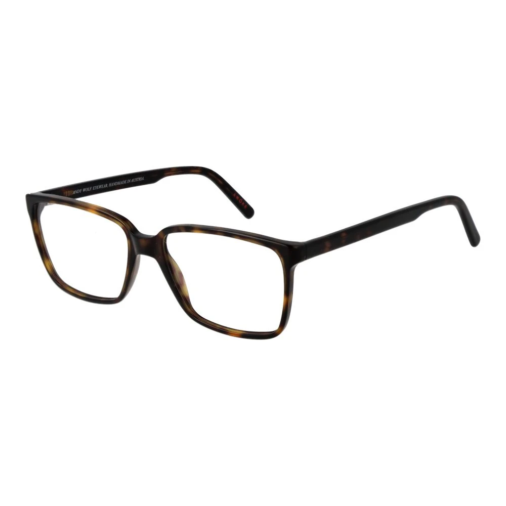 Andy Wolf - Braune Rechteckige Optische Brillen - Accessories - Unisex - Braun - One Size - Bild 5