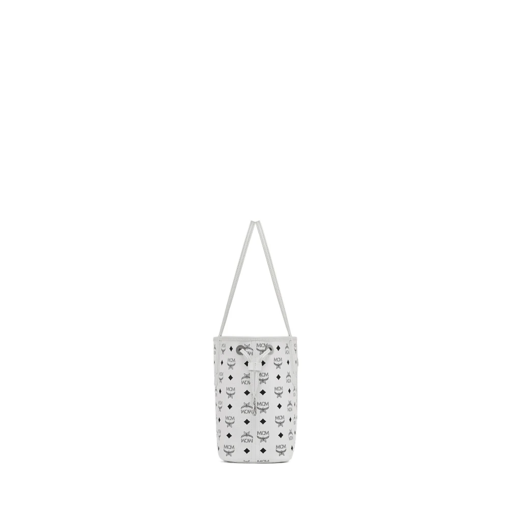 MCM Liz Wendeshopper in Visetos White Dames