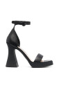 black-flat-ankle-sandals-for-women