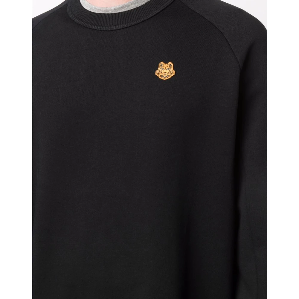 Kenzo Seizoens Logo Sweatshirt Black Heren