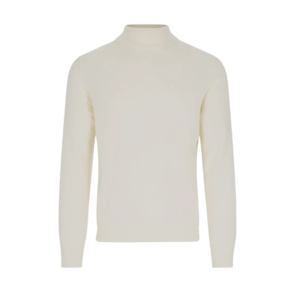 Goes Botanical Wollen Turtleneck Gebreid Beige Heren