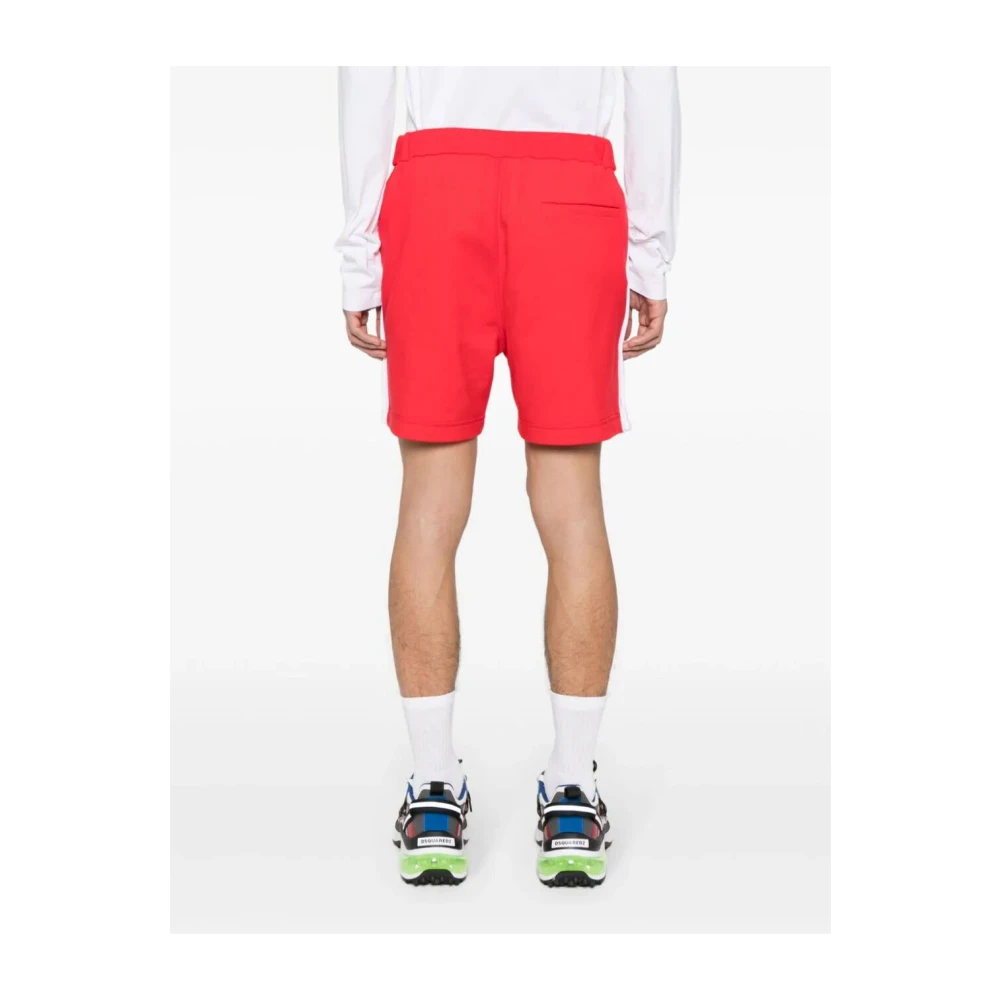 Dsquared2 Casual Shorts Red Heren
