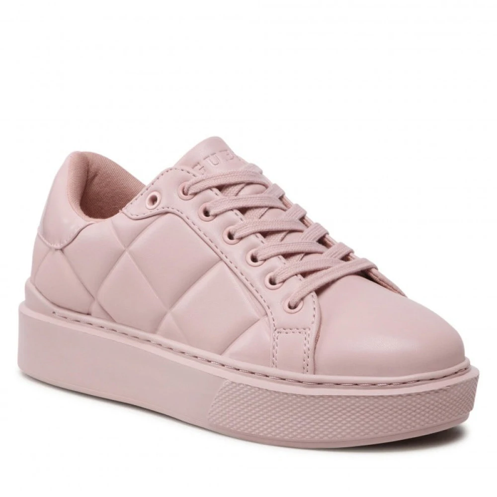 Guess Capitonné Sneakers Dames Schoenen Roze