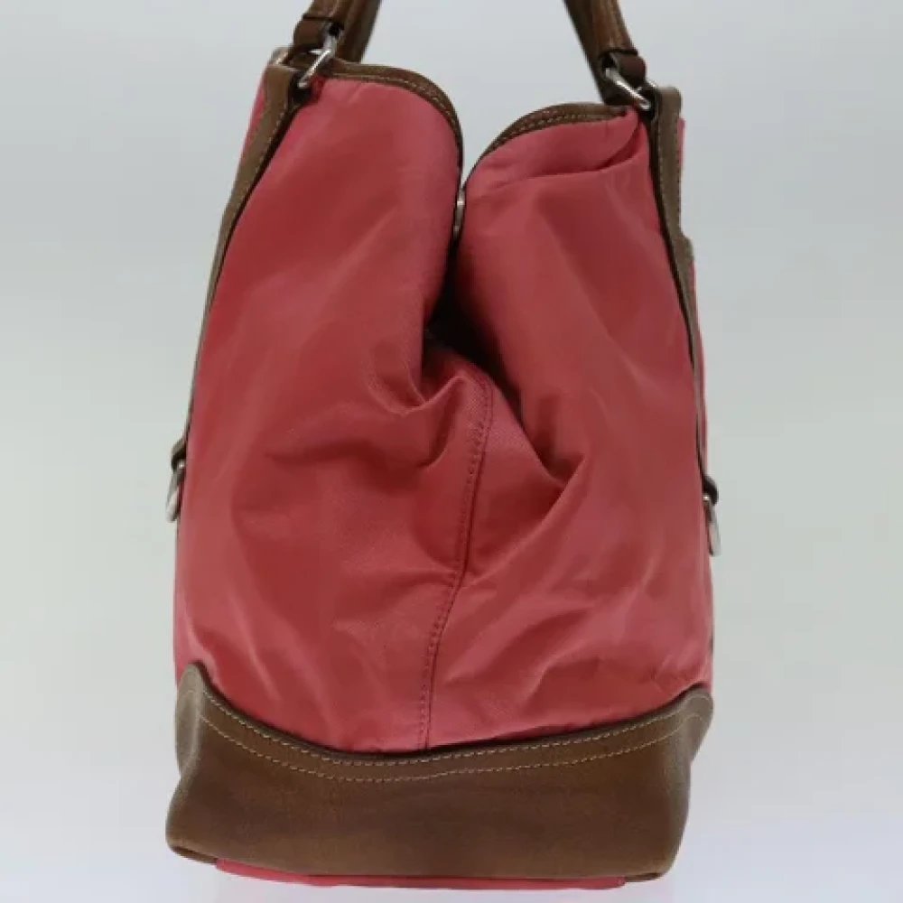Prada Vintage Pre-owned Nylon totes Pink Dames