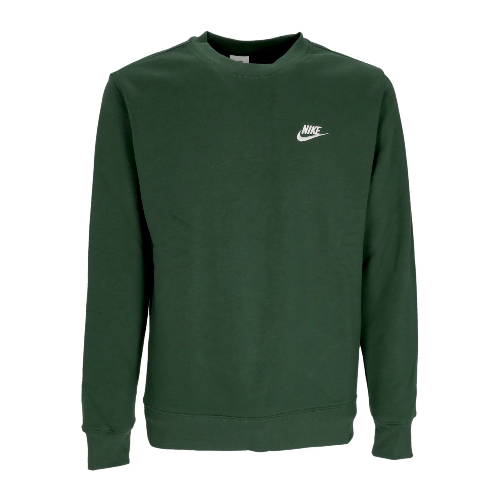 Nike Club Crew Sweatshirt Green Heren