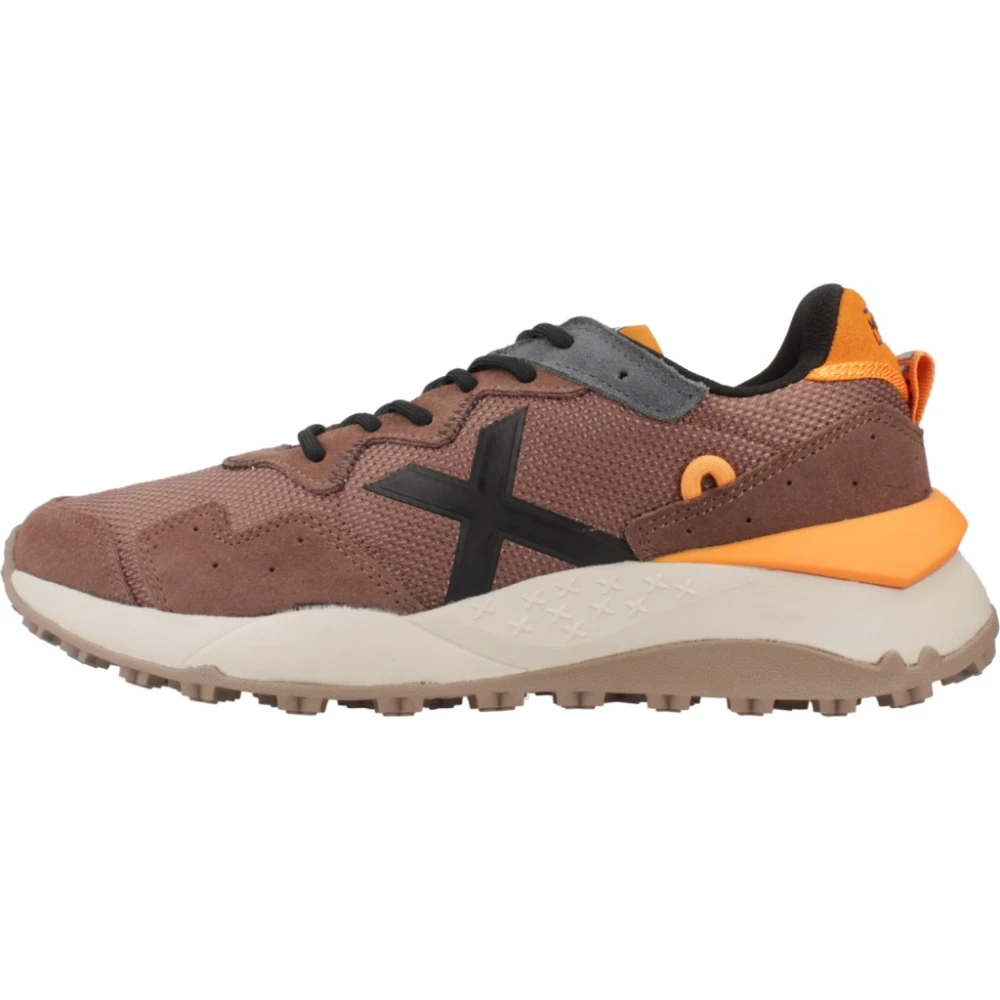 Munich Mænd Brun Sko, Herre,, Uld, Stilfulde Sneakers Shibuya 19 Størrelse 41 Eu