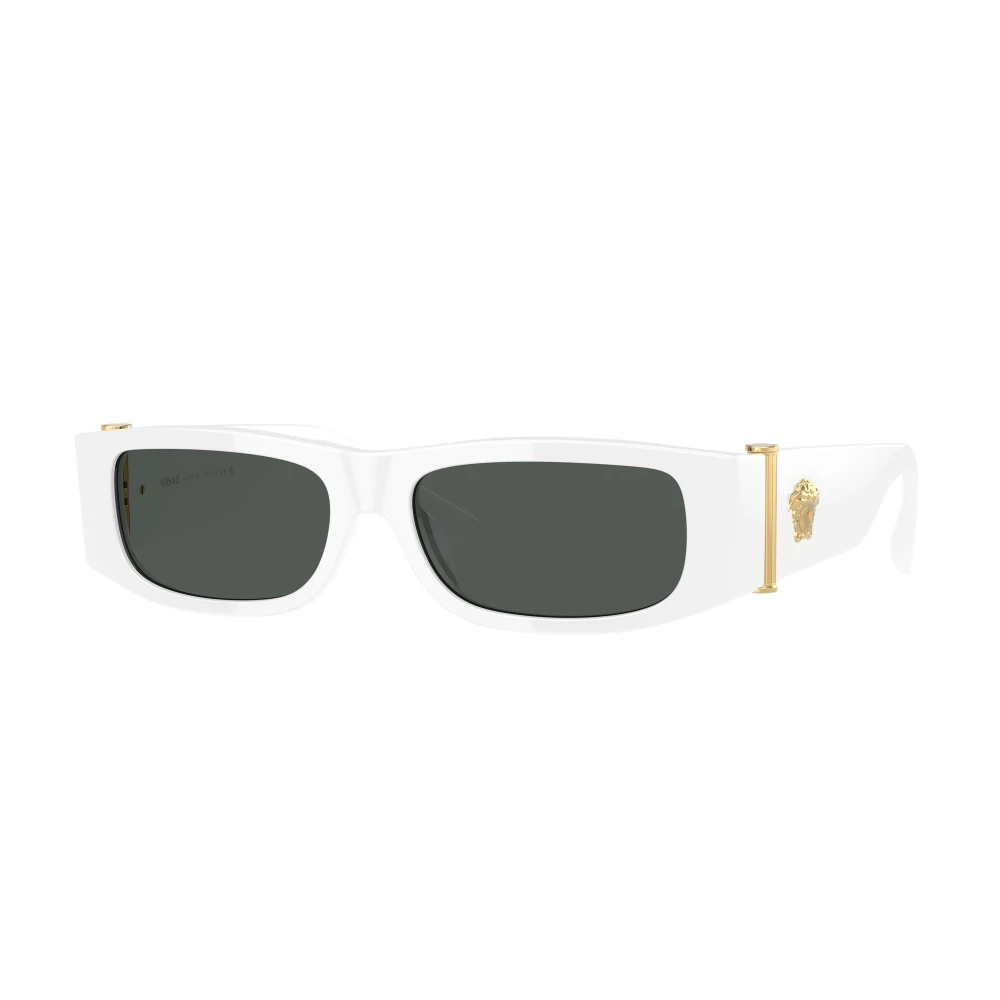 Versace Men's White Sunglasses,, Stylish Sunglasses In Blue Shade Medium