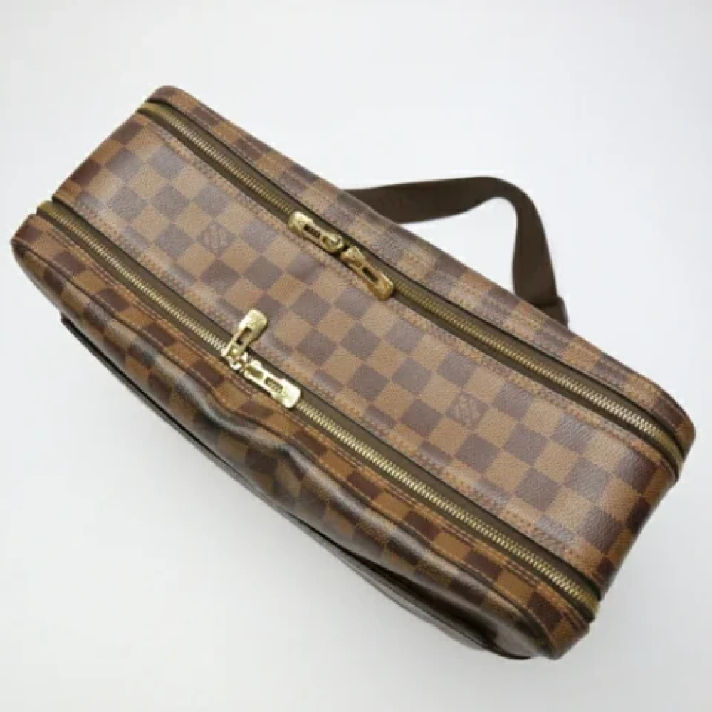 Louis Vuitton Vintage Pre-owned Fabric shoulder-bags Brown Dames