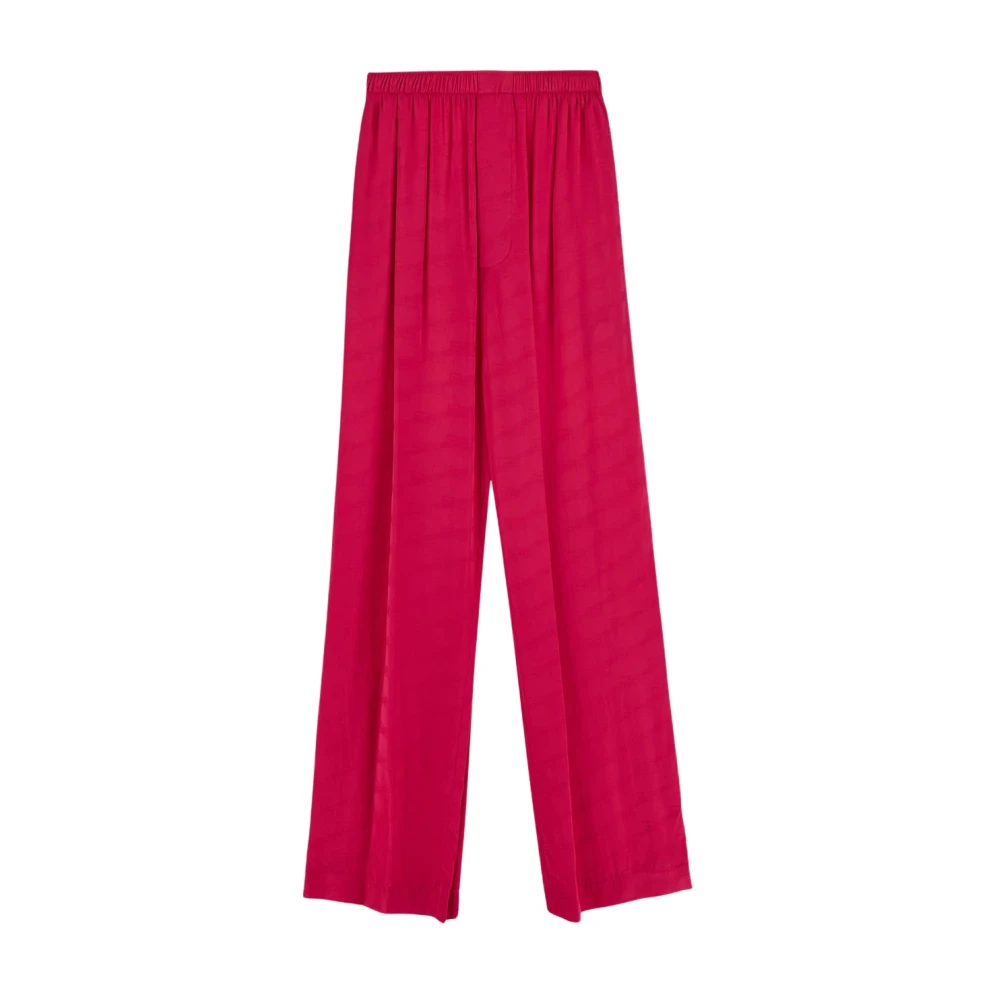 Balenciaga Wijde broek Pink Dames