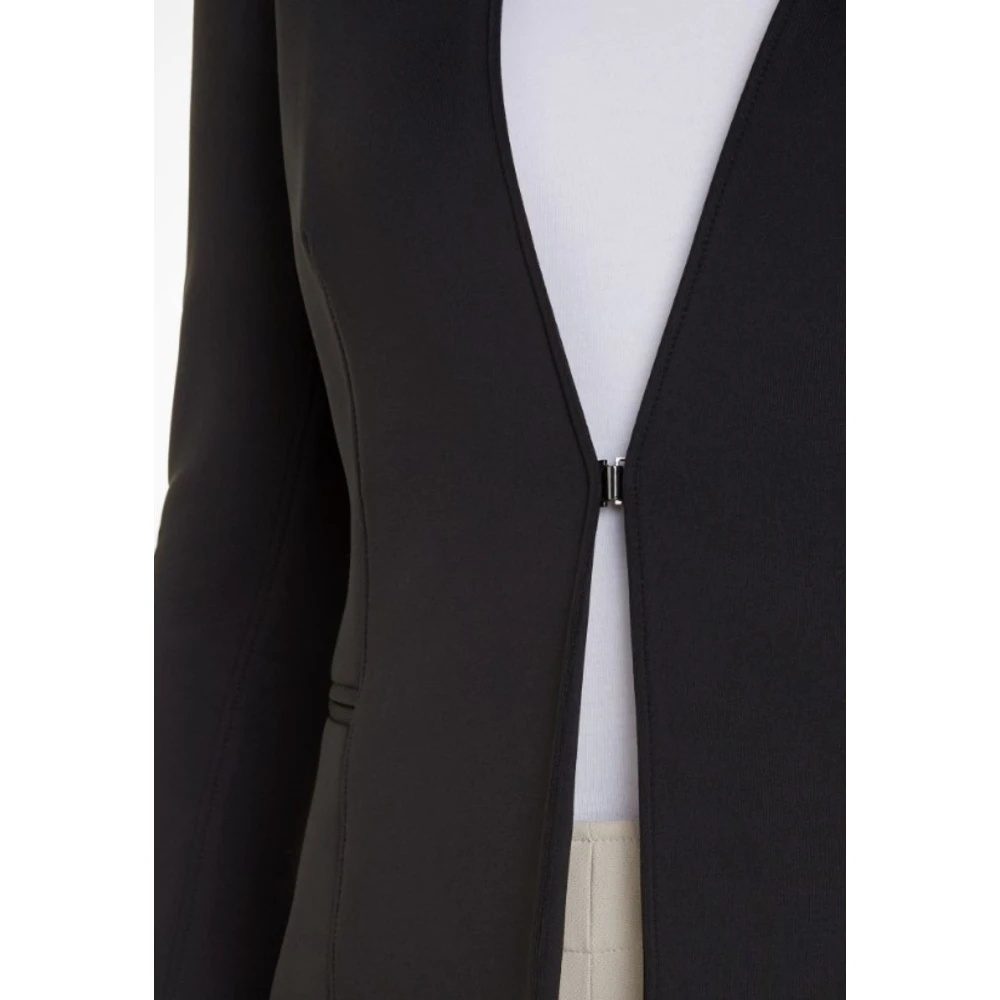 Calvin Klein Dames Gebreide Blazer Black Dames