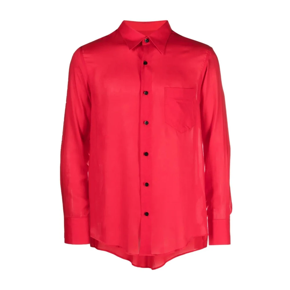 Ernest W. Baker Casual Shirts Red Heren