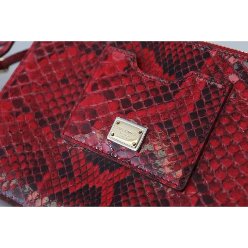 Dolce & Gabbana Pre-owned Fabric clutches Red Dames
