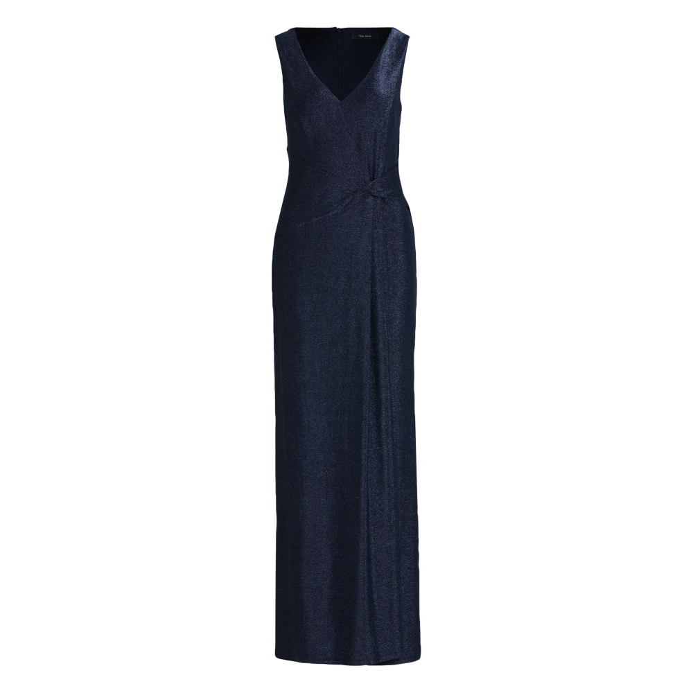 Vera Mont Glitter Jumpsuit Elegant V-Hals Blue Dames