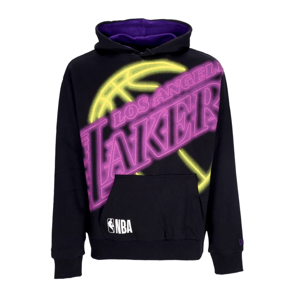New era NBA Enlrgd Neon Loslak Hoodie Black Heren