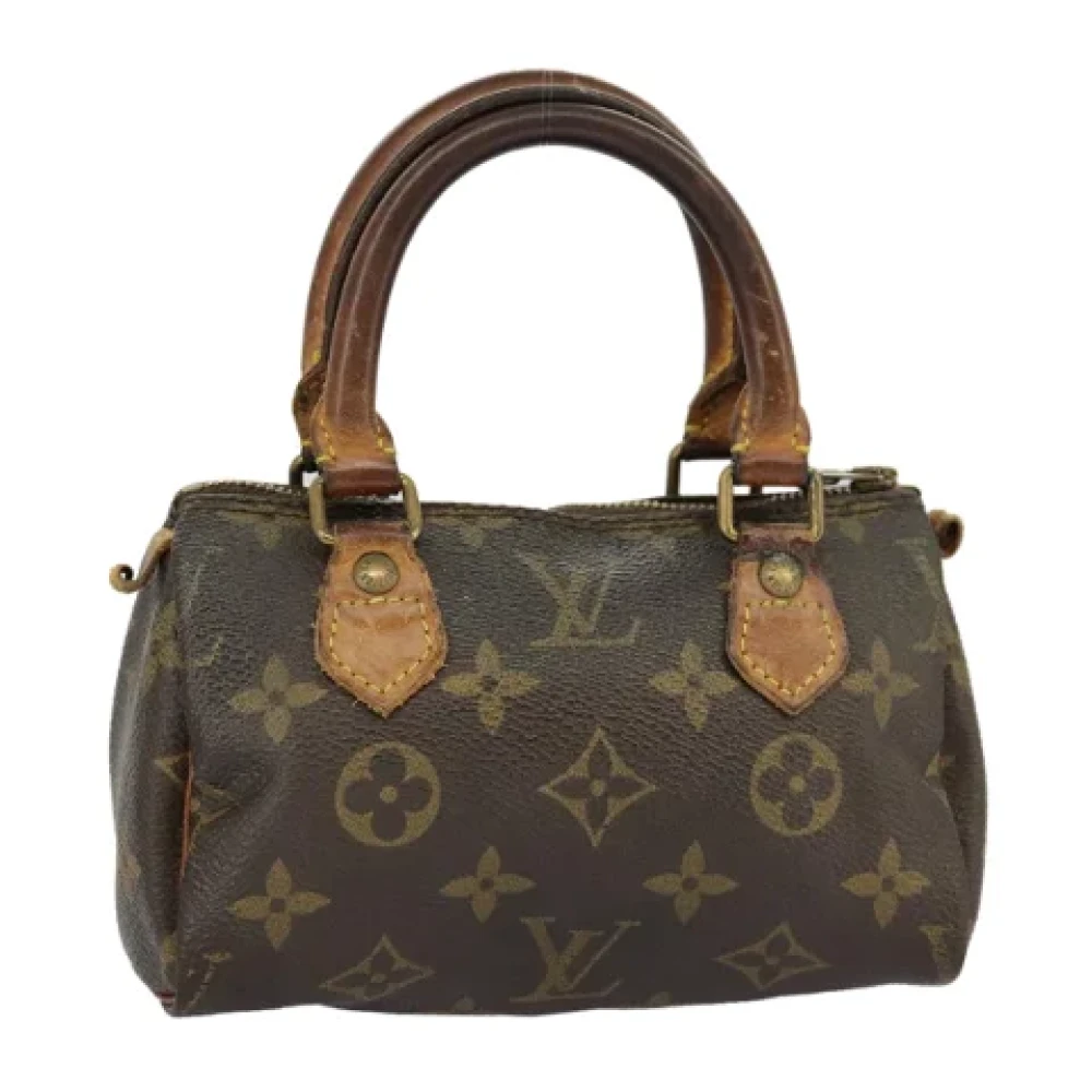 Louis Vuitton Vintage Pre-owned Canvas handbags Brown Dames