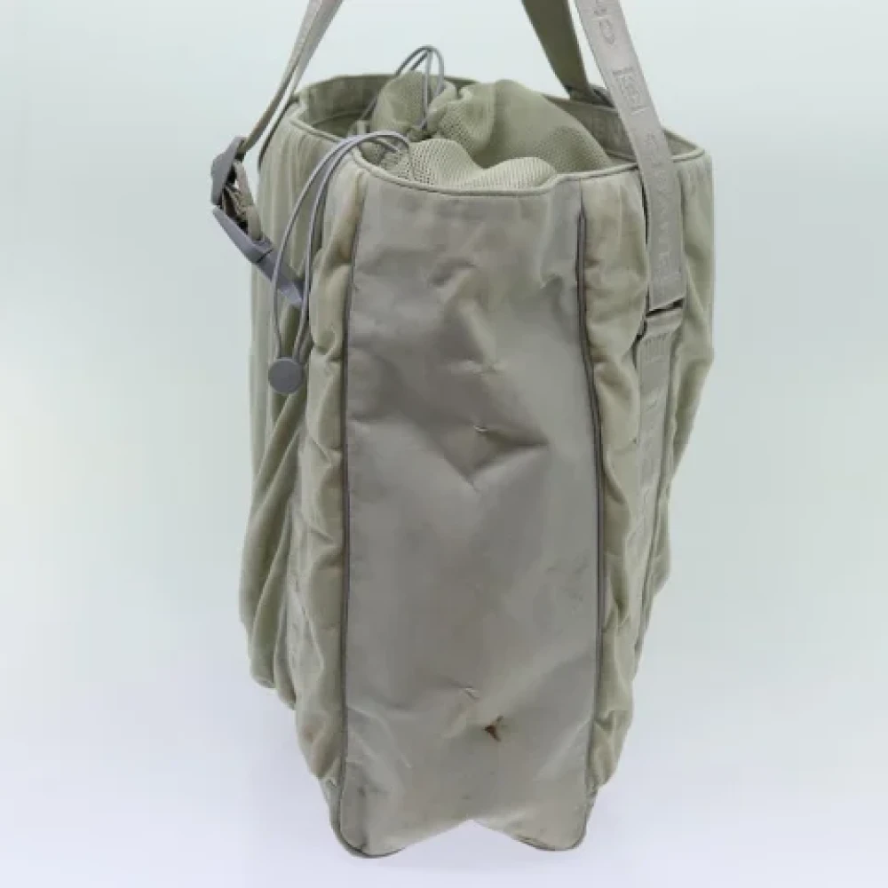 Chanel Vintage Pre-owned Canvas totes Gray Dames