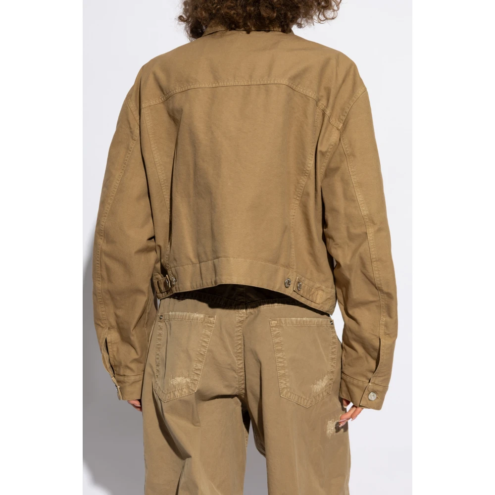Dsquared2 Jas met zakken Beige Dames